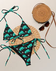 Yeehaw Turquoise Hat String Bikini