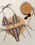 Yeehaw Cocoa Aztec String Bikini