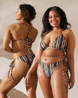 Yeehaw Cocoa Aztec String Bikini