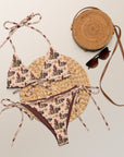 Yeehaw Desert Bison String Bikini