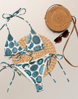 Yeehaw Turquoise Crazy String Bikini