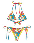 Yeehaw Flower Child Retro String Bikini