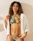 Yeehaw Woodstock Retro Floral String Bikini