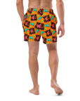 Yeehaw Orange Men's Swim Trunks
