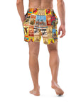 Yeehaw Rodeo Poster Men's Swim Trunks