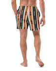 Yeehaw Cocoa Aztec Men's Swim Trunks