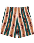 Yeehaw Cocoa Aztec Men's Swim Trunks