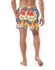 Yeehaw Flower Child Retro Men's Swim Trunks