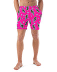 Yeehaw Leopard Lightning Men's Swim Trunks