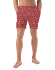Yeehaw Red Bandana Men's Swim Trunks