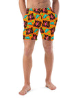Yeehaw Orange Men's Swim Trunks