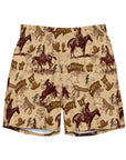 Yeehaw Vintage Western Men's Swim Trunks