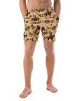 Yeehaw Vintage Western Men's Swim Trunks