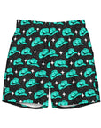 Yeehaw Turquoise Hat Men's Swim Trunks