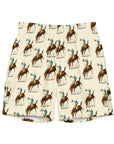 Yeehaw Vintage Rodeo Men's Swim Trunks