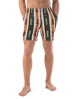 Yeehaw Cocoa Aztec Men's Swim Trunks