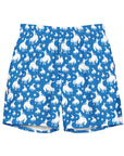Yeehaw Blue Rodeo Cowboy Men's Swim Trunks