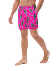 Yeehaw Leopard Lightning Men's Swim Trunks