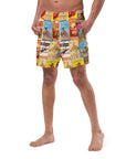 Yeehaw Rodeo Poster Men's Swim Trunks