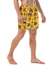 YEEHAW Vintage Cowboy Collage Western Swim Trunks Shorts