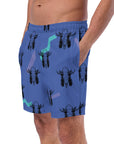 Yeehaw Mullet Cowboy Men's Swim Trunks