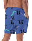 Yeehaw Mullet Cowboy Men's Swim Trunks