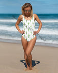Yeehaw Cactus One Piece Swim Suit
