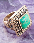 Aloha Lime Turquoise Ring