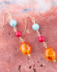 Ambrosia Linear Drop Earrings