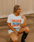 America Needs Cowgirls Graphic Tee