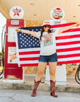 American Rodeo 4th July Graphic Tee