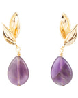 Amethyst Petals Earrings