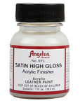 Angelus Leather Acrylic Finisher Satin High Gloss 1 Oz.