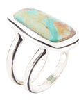 Art Blue Turquoise and Sterling Silver Statement Ring