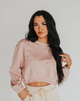 The Leia Sweatshirt in Pink