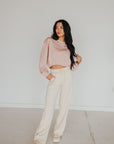 The Leia Sweatshirt in Pink
