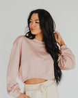 The Leia Sweatshirt in Pink