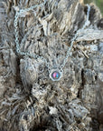 Authentic Pink Dahlia Flower Necklace