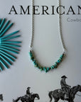 Authentic Turquoise Chips Chain Necklace