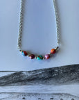 Authentic Turquoise Dahlia Beads Chain Necklace