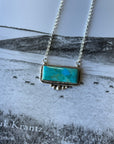Authentic Western Turquoise Bar Necklace