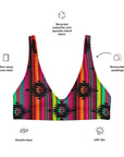 Yeehaw Aztec Serape Bikini Top