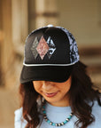 Aztec Desert Cow Patch Trucker Hat