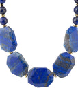 Azul Blue Lapis Golden Statement Necklace