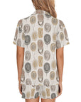 Vintage Cowboy Hat Women's Western Pajama Set