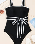 Celine Edge Belted One Piece Swimsuit