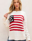 Lakelyn American Flag Sweater