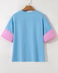 Star Patchwork Short Sleeve T-Shirt