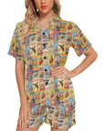 Vintage Rodeo Poster Women's Western Pajama Set