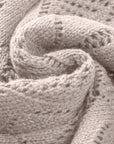 Mckenzie Hollow-out Openwork Knit Cardigan